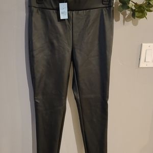 Pleather leggings small petite